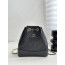 샤넬 가브리엘 송아지 가죽 다크톤 블랙
