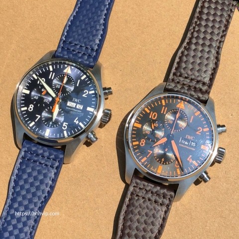 IWC IW377729 파일럿 워치 크로노그래프 캡틴 블루 / 티몰