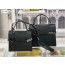 크리스피 카프 소재의 Delvaux Tempête PM AA0611AMF 블랙 PHW