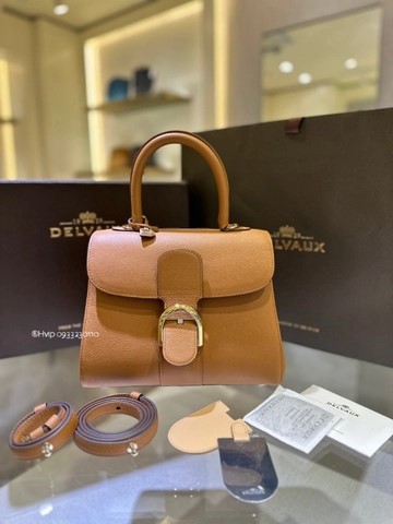 Delvaux Brillant PM 로데오 송아지 가죽 베지탈 - 아이보리