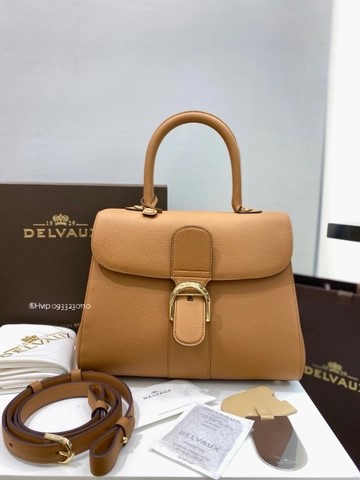Delvaux Brillant MM 로데오 송아지 가죽 베지탈 - 아이보리
