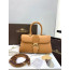 Delvaux Brillant MM 로데오 송아지 가죽 베지탈 - 아이보리 (가로형)