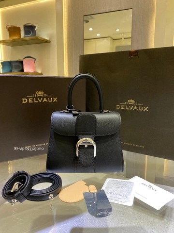 Delvaux Brillant MINI 로데오 송아지 가죽 블랙