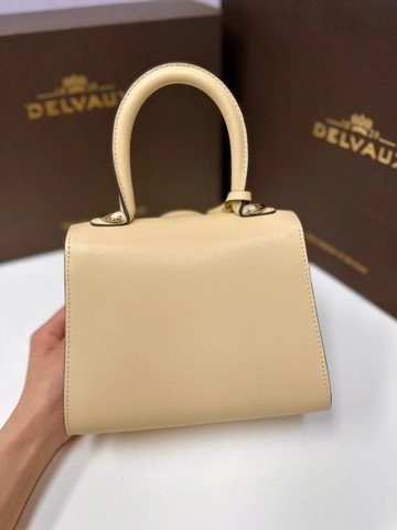 Delvaux Brillant MINI 박스 카프 옐로우