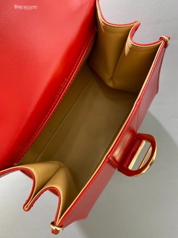 Delvaux Brillant MINI 박스 카프 레드