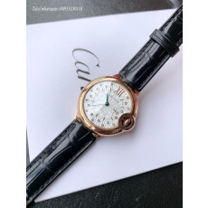 까르띠에 발롱 블뢰 드 까르띠에 시계 33mm WGBB0052