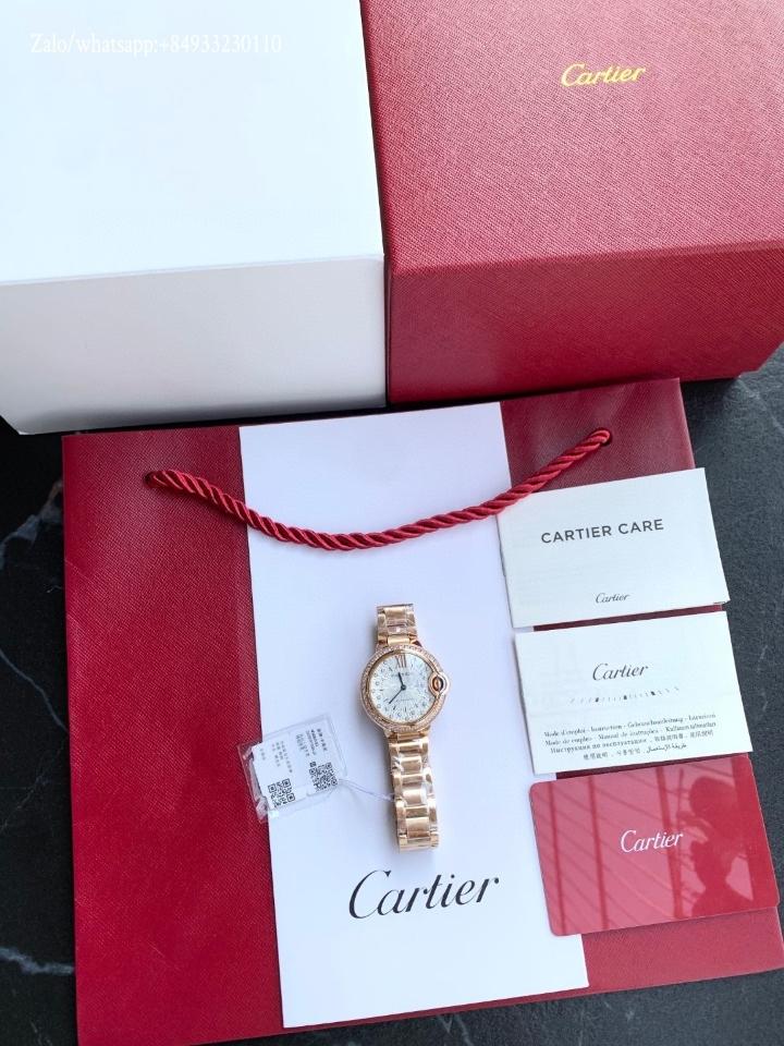 까르띠에 발롱 블뢰 드 까르띠에 시계 33mm WGBB0082