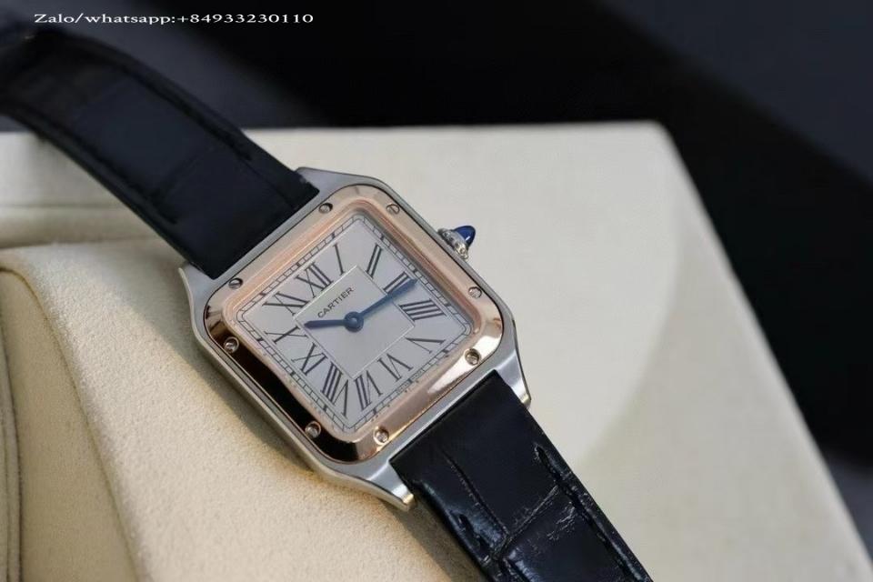 까르띠에 산토스-듀몽 시계 W2SA0012 28x38mm