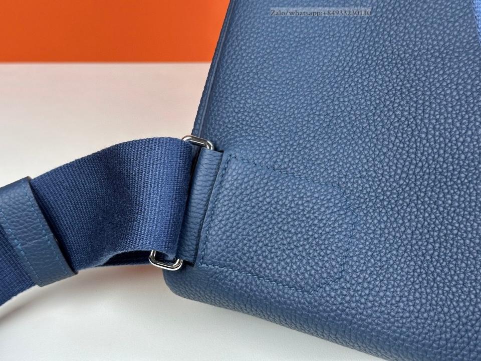 HERMÈS Hac a dos bleu 네이비 토고 PHW