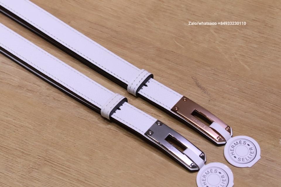 에르메스 켈리 18mm 벨트 화이트 엡솜 재킷
