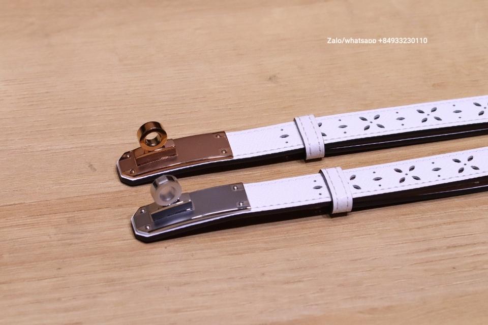 에르메스 켈리 18mm 벨트 화이트 엡솜 재킷