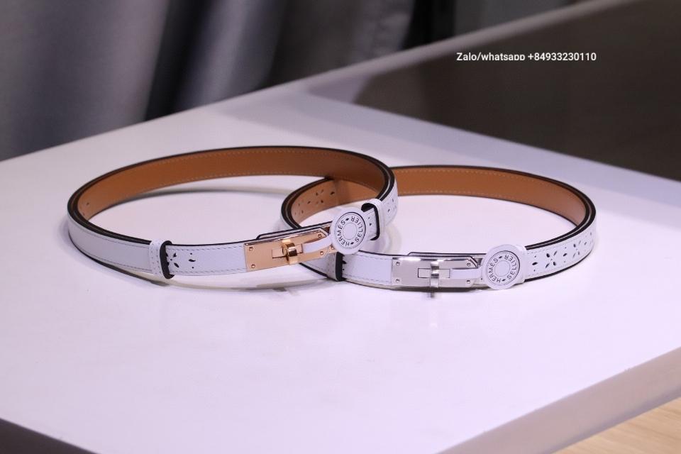 에르메스 켈리 18mm 벨트 화이트 엡솜 재킷