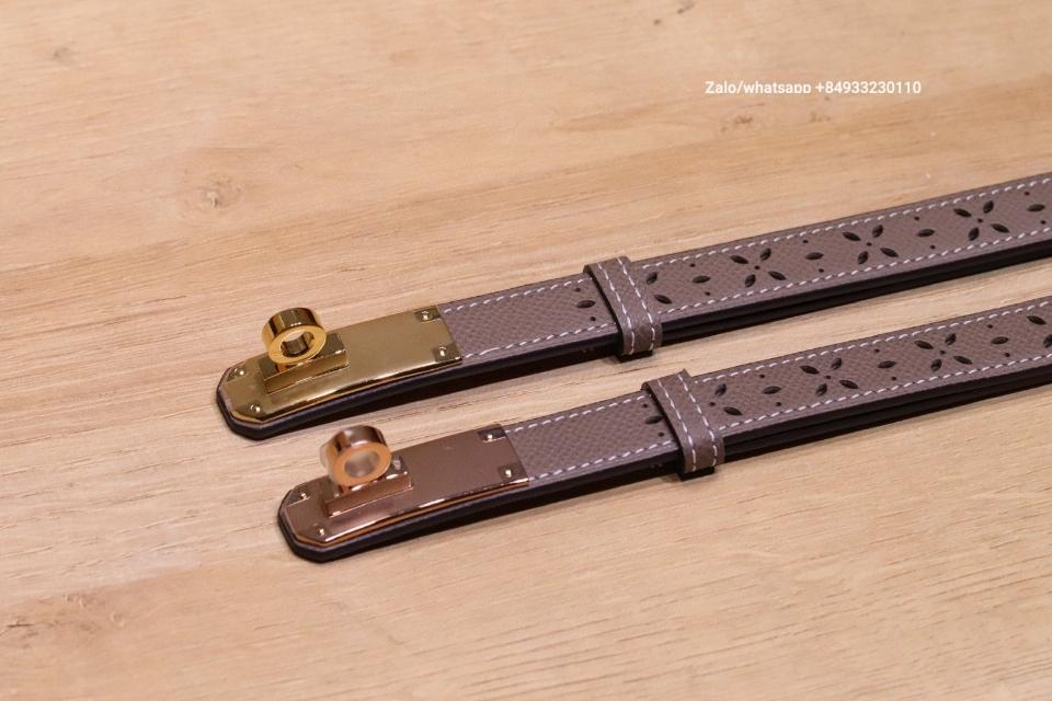 에르메스 켈리 18mm 벨트 Etoupe Casaque Epsom