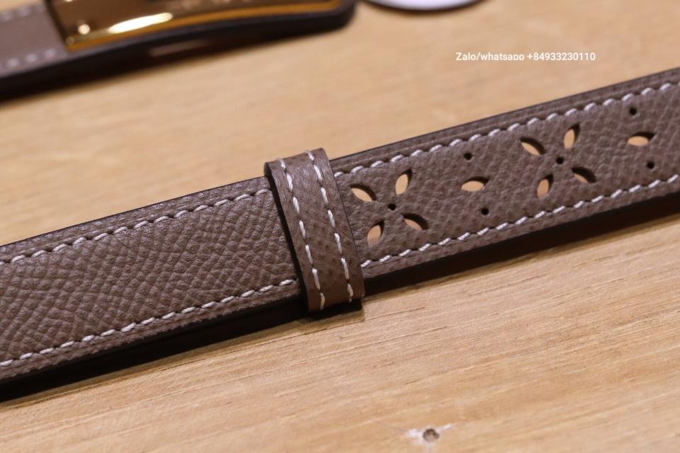 에르메스 켈리 18mm 벨트 Etoupe Casaque Epsom