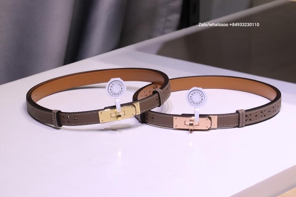 에르메스 켈리 18mm 벨트 Etoupe Casaque Epsom
