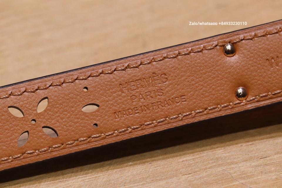 에르메스 켈리 18mm 벨트 Etoupe Casaque Epsom
