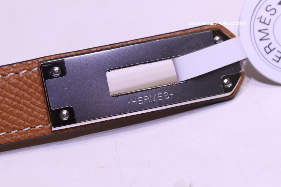 에르메스 켈리 18mm 벨트 루즈 골드 엡솜