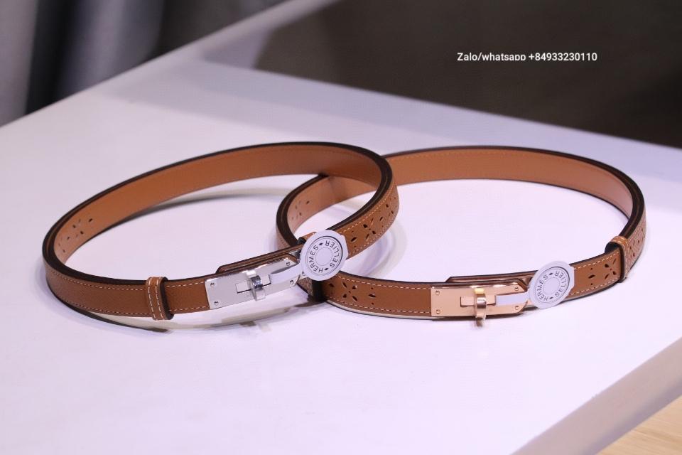 에르메스 켈리 18mm 벨트 루즈 골드 엡솜