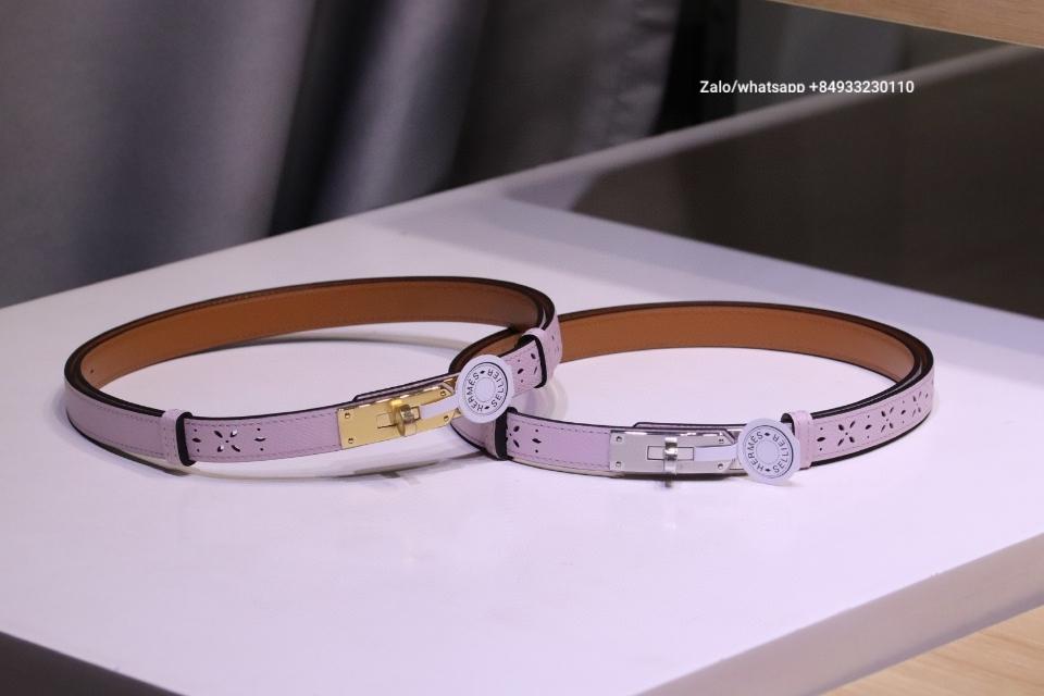 에르메스 켈리 18mm 벨트 루즈 로즈 사쿠라 엡솜