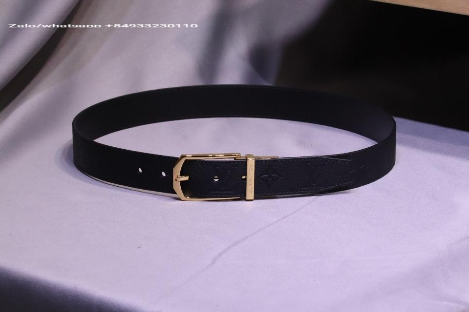 루이비통 M4043V 슬림형 35mm 양면 벨트 골드