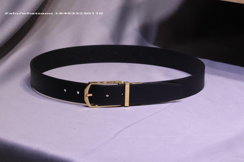 루이비통 M4043V 슬림형 35mm 양면 벨트 골드